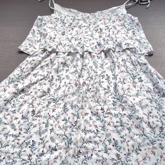 Sezane white Berry Mini Summer Dress Size 34 - Picture 3 of 14